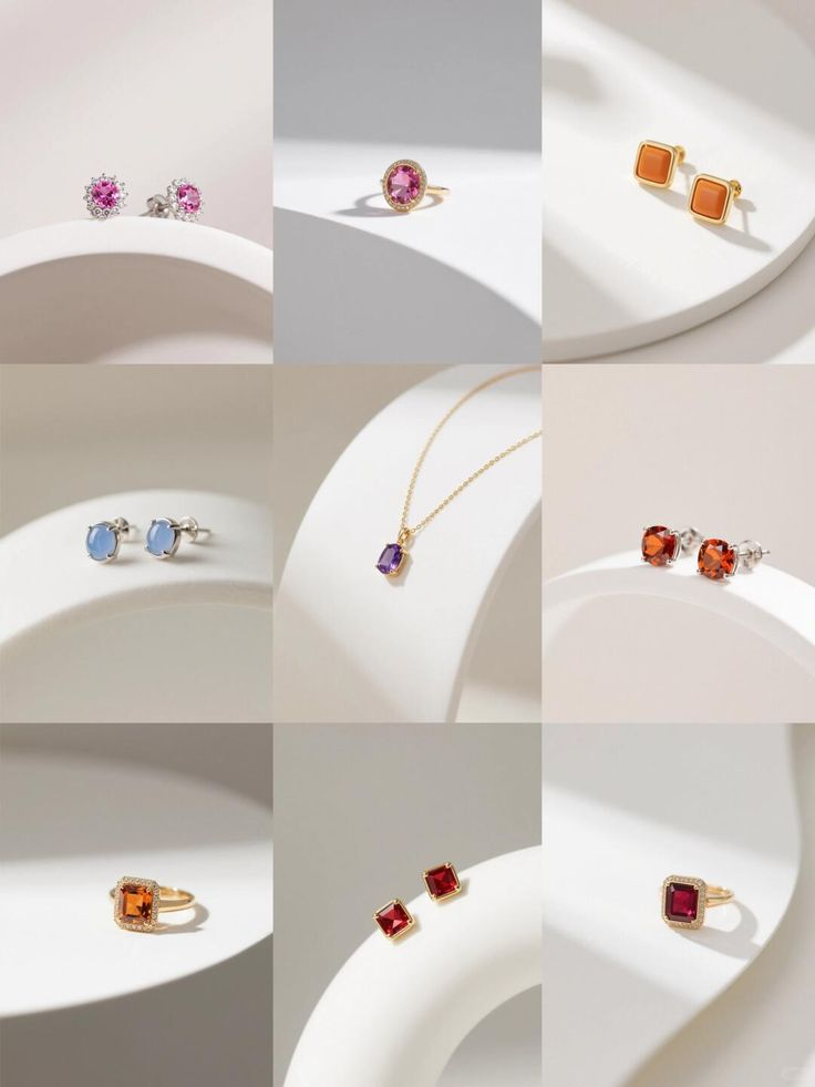 Complete jewelry guide featuring diamond rings, necklaces, earrings and bracelets 